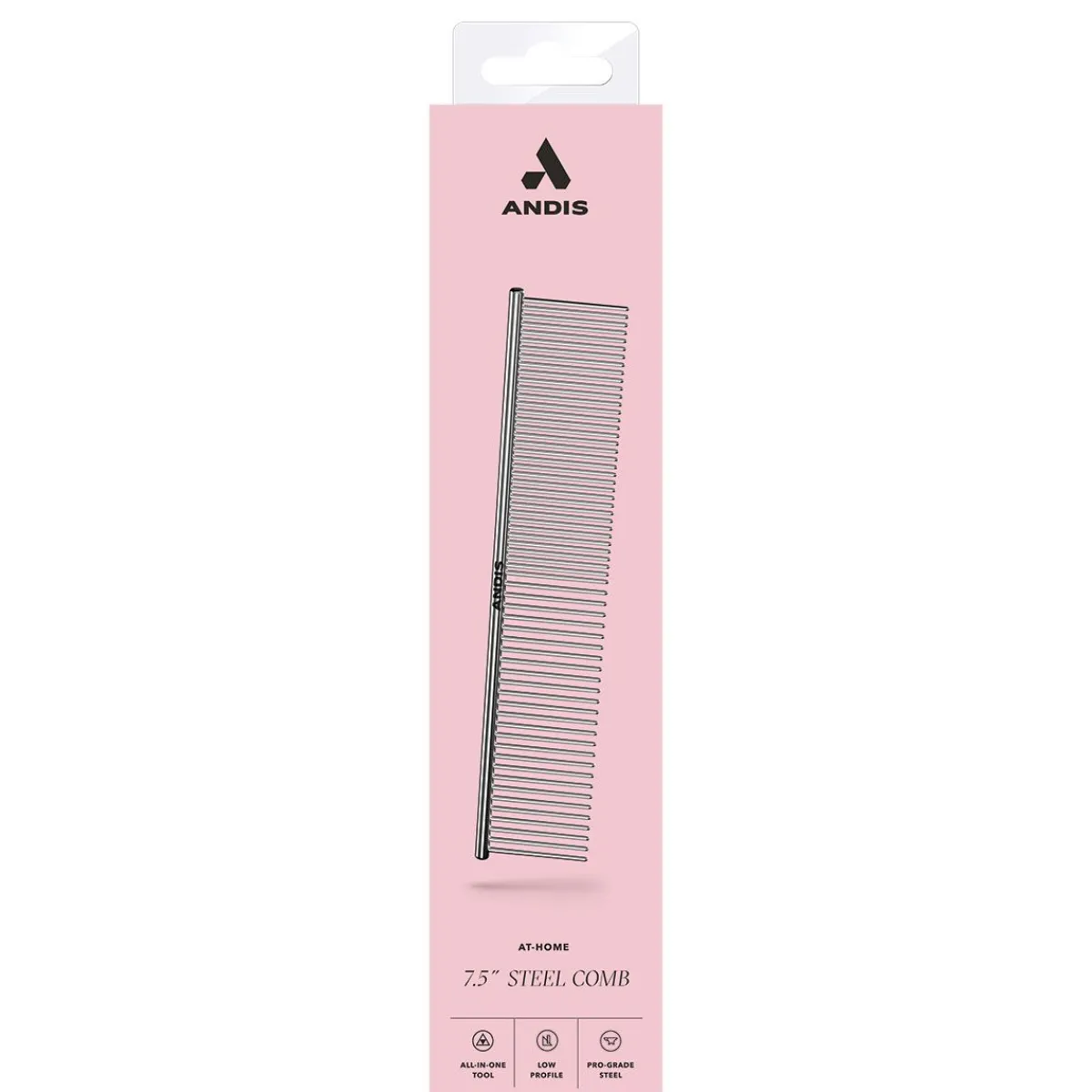 Ryan's Pet Supplies Andis 7.5" Steel Comb