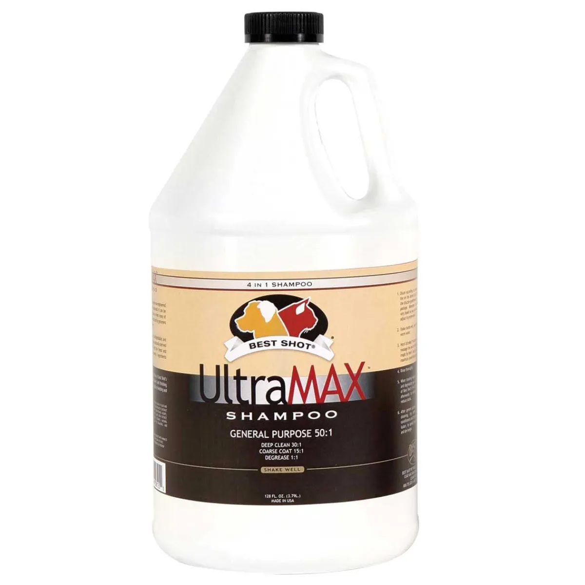 Ryan's Pet Supplies Best Shot Ultramax Pro Concentrated Pet Shampoo 50:1