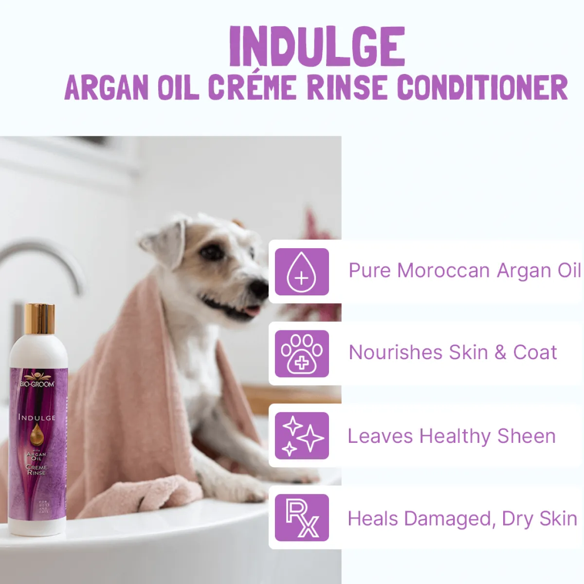 Ryan's Pet Supplies Bio-Groom Indulge Creme Rinse with Argan Oil