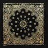 Ryan's Pet Supplies Black Gold Metallic Bandana