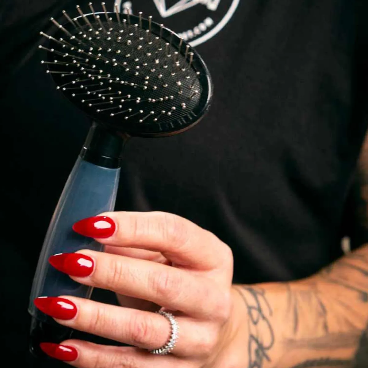 Ryan's Pet Supplies Blackworks Non-Slip Ergonomic Pin Brush