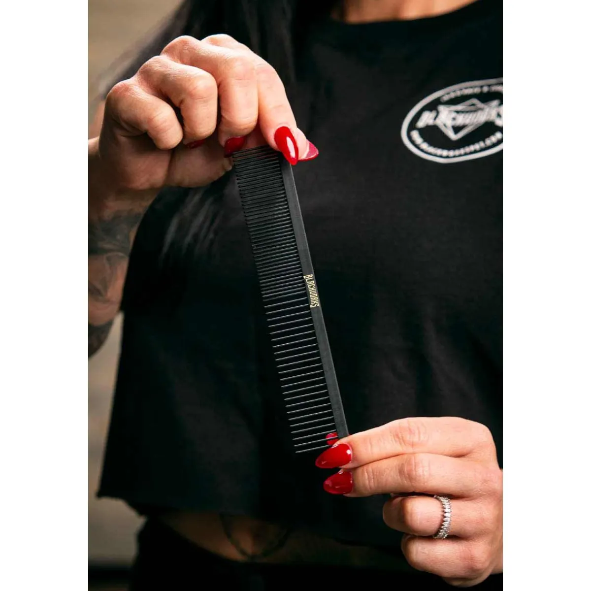 Ryan's Pet Supplies Blackworks Small Combo Comb - 6.5"