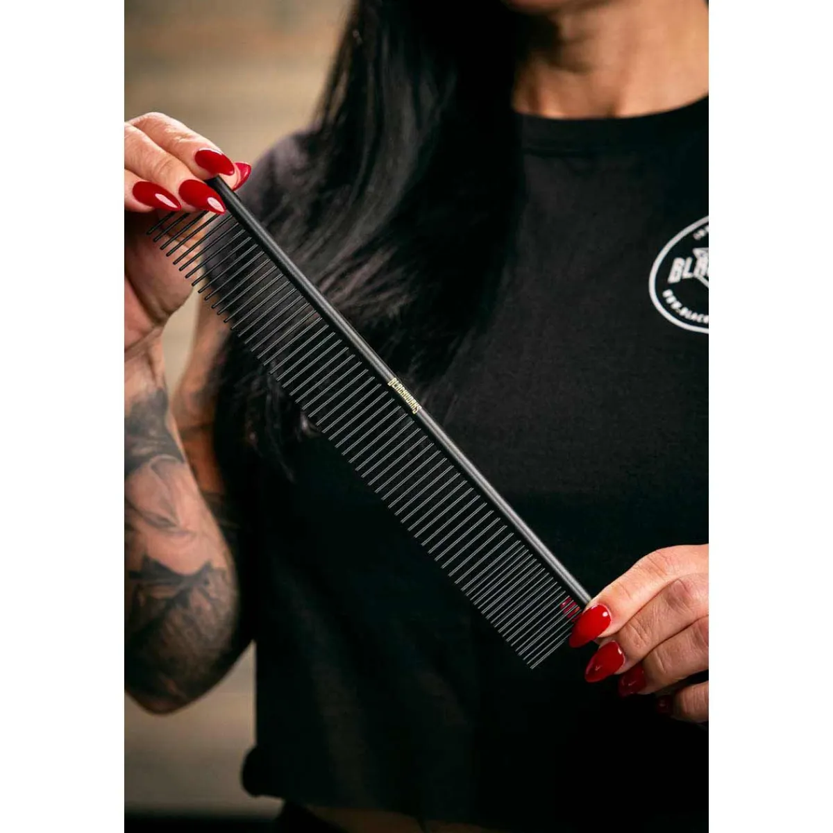 Ryan's Pet Supplies Blackworks X-Large Combo Comb - 10"
