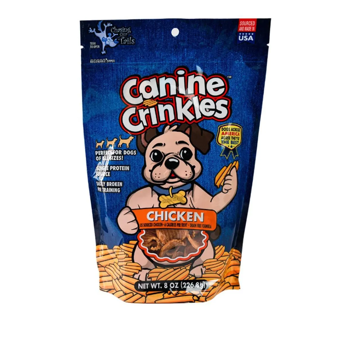 Ryan's Pet Supplies Chasing our Tails Canine Crinkles Healthy Dog Treats