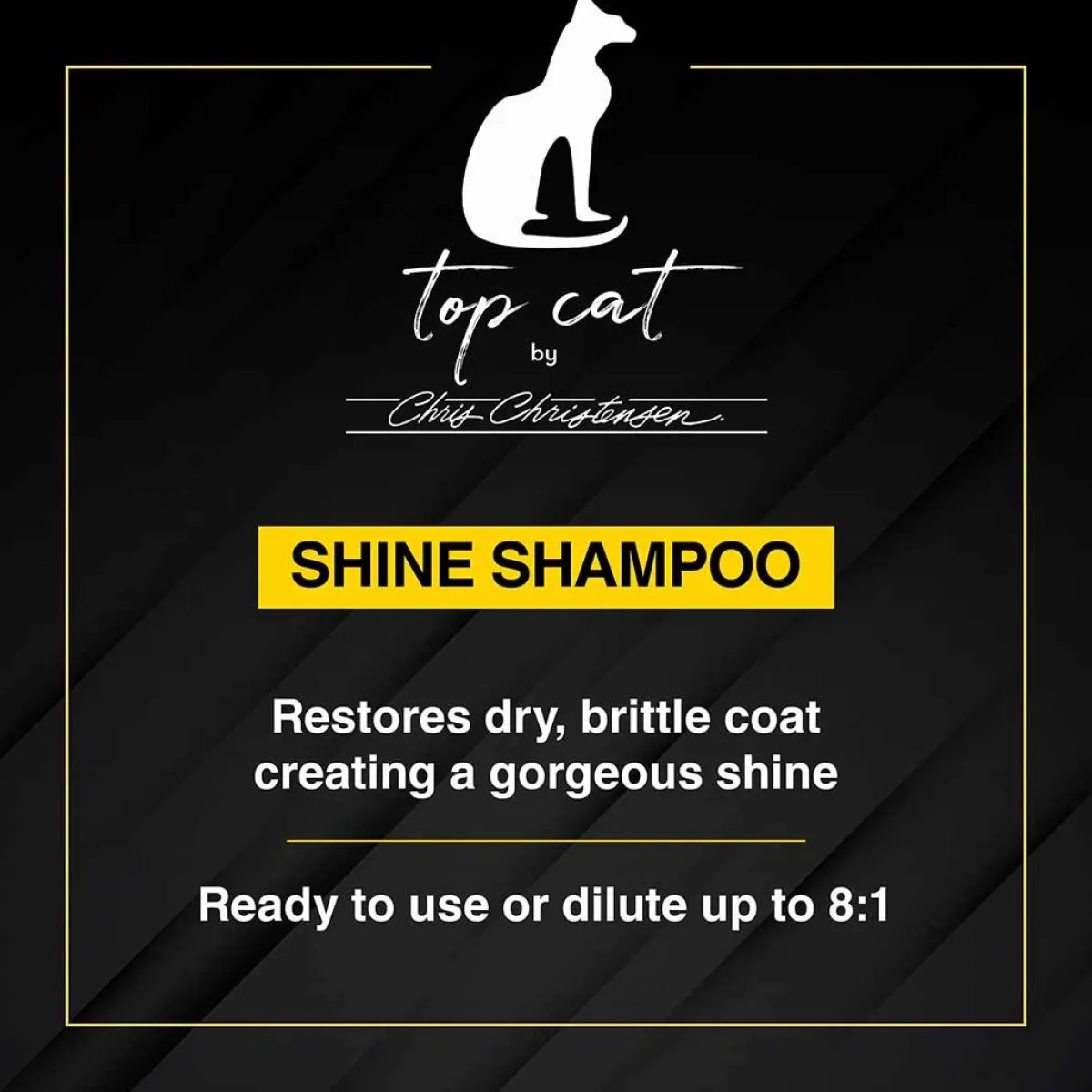 Ryan's Pet Supplies Chris Christensen Top Cat - Restorative Shine Cat Shampoo