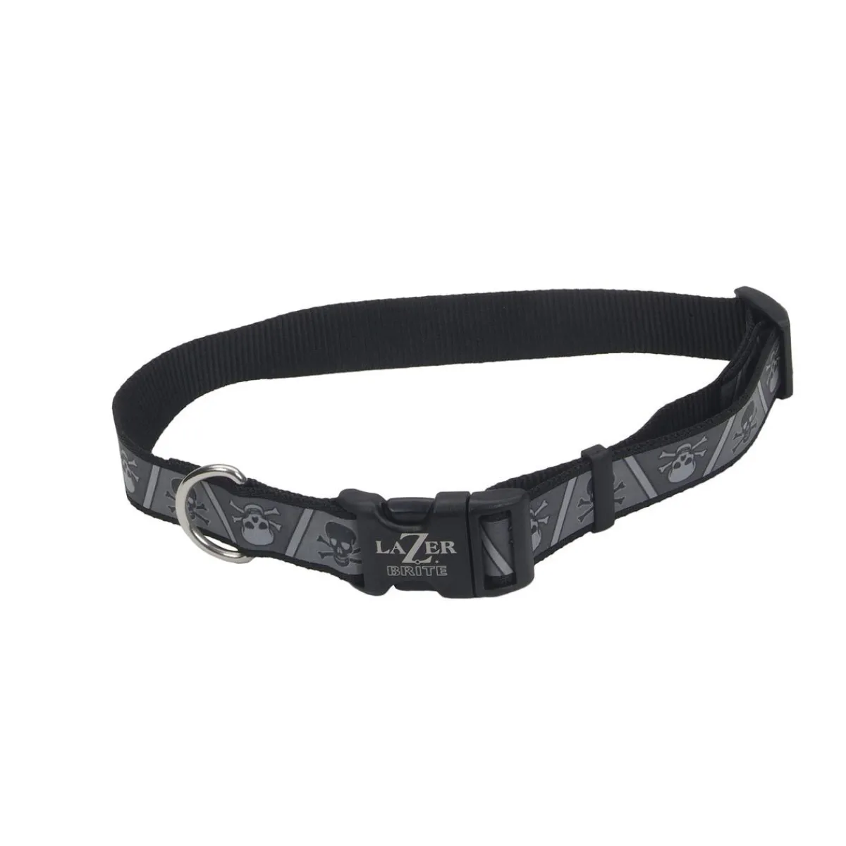 Ryan's Pet Supplies Coastal Lazer Brite Reflective Adjustable Dog Collar - Small