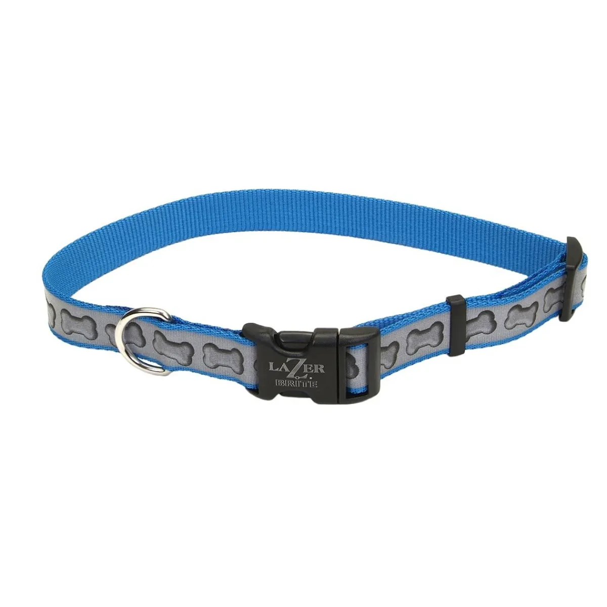 Ryan's Pet Supplies Coastal Lazer Brite Reflective Adjustable Dog Collar - Small