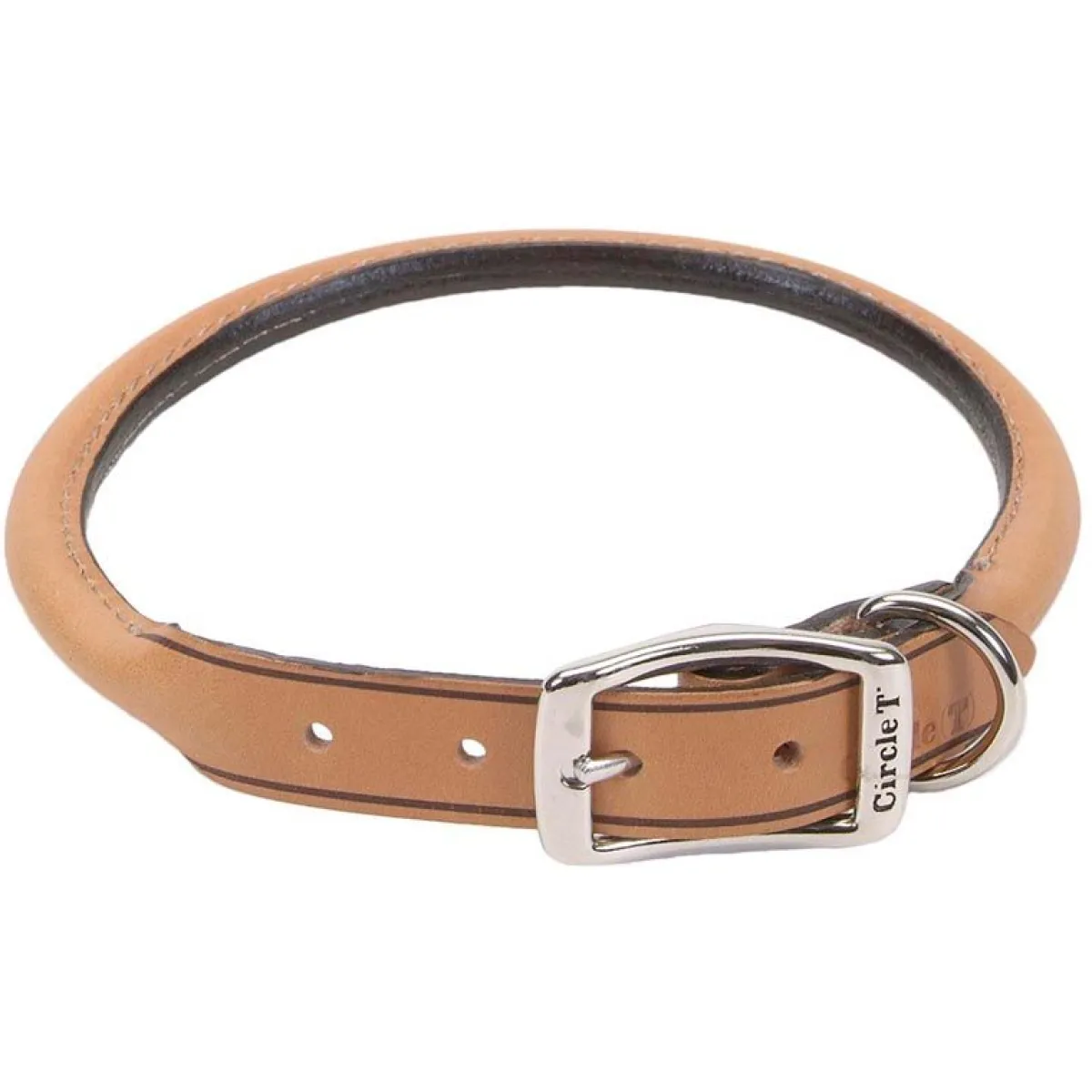Ryan's Pet Supplies Coastal Oak Tanned Leather Collars 1'' x 22" or 24"
