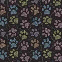Ryan's Pet Supplies Colorful Paw Dog Bandana