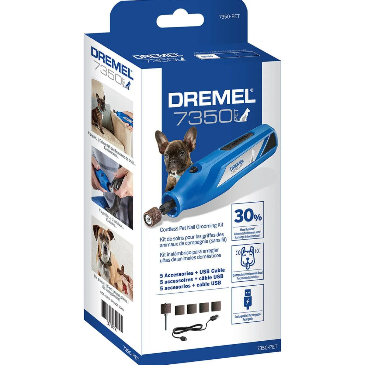 Ryan's Pet Supplies Dremel 7350 Cordless Pet Nail Grooming Tool - Single Speed