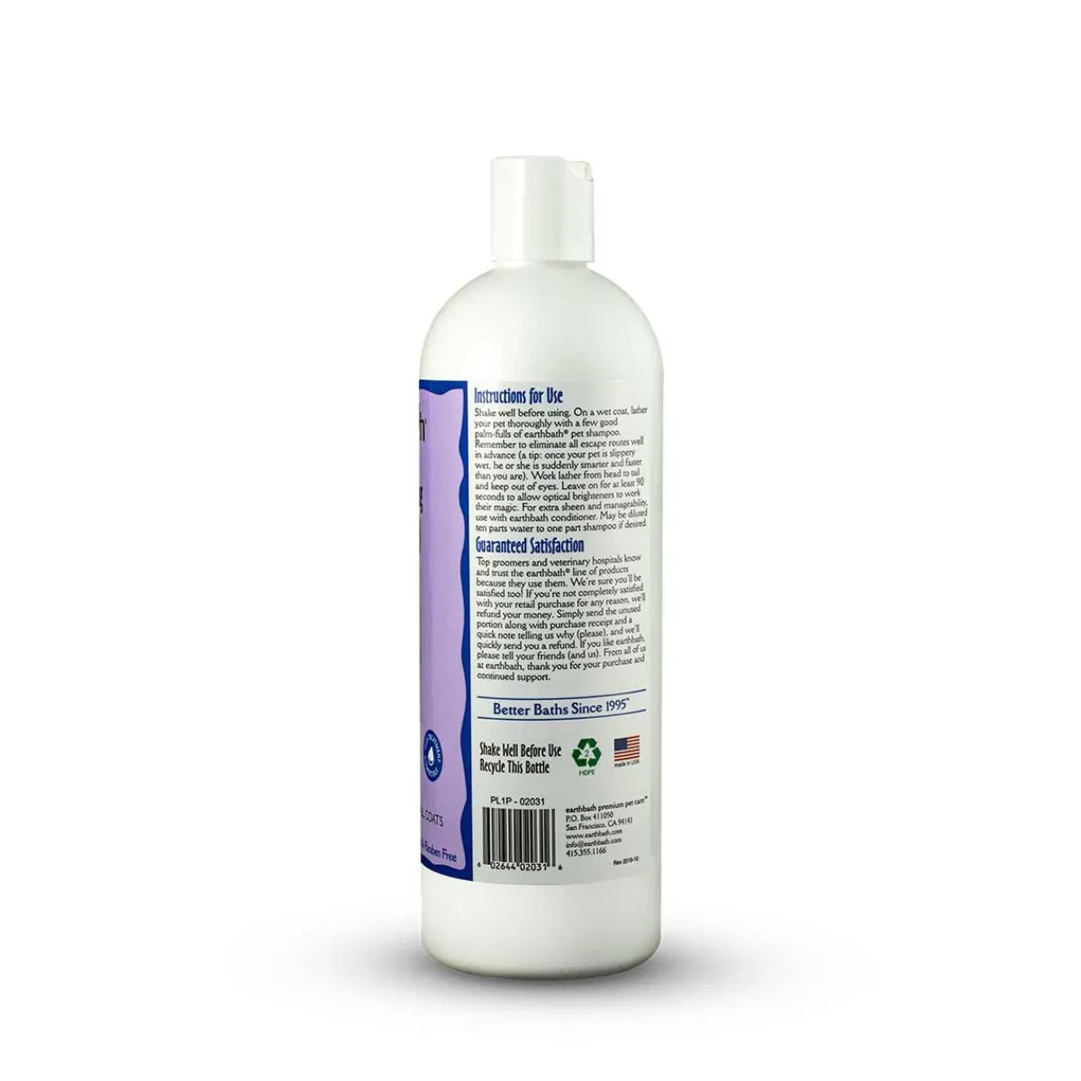 Ryan's Pet Supplies Earthbath Coat Brightening Shampoo 33:1