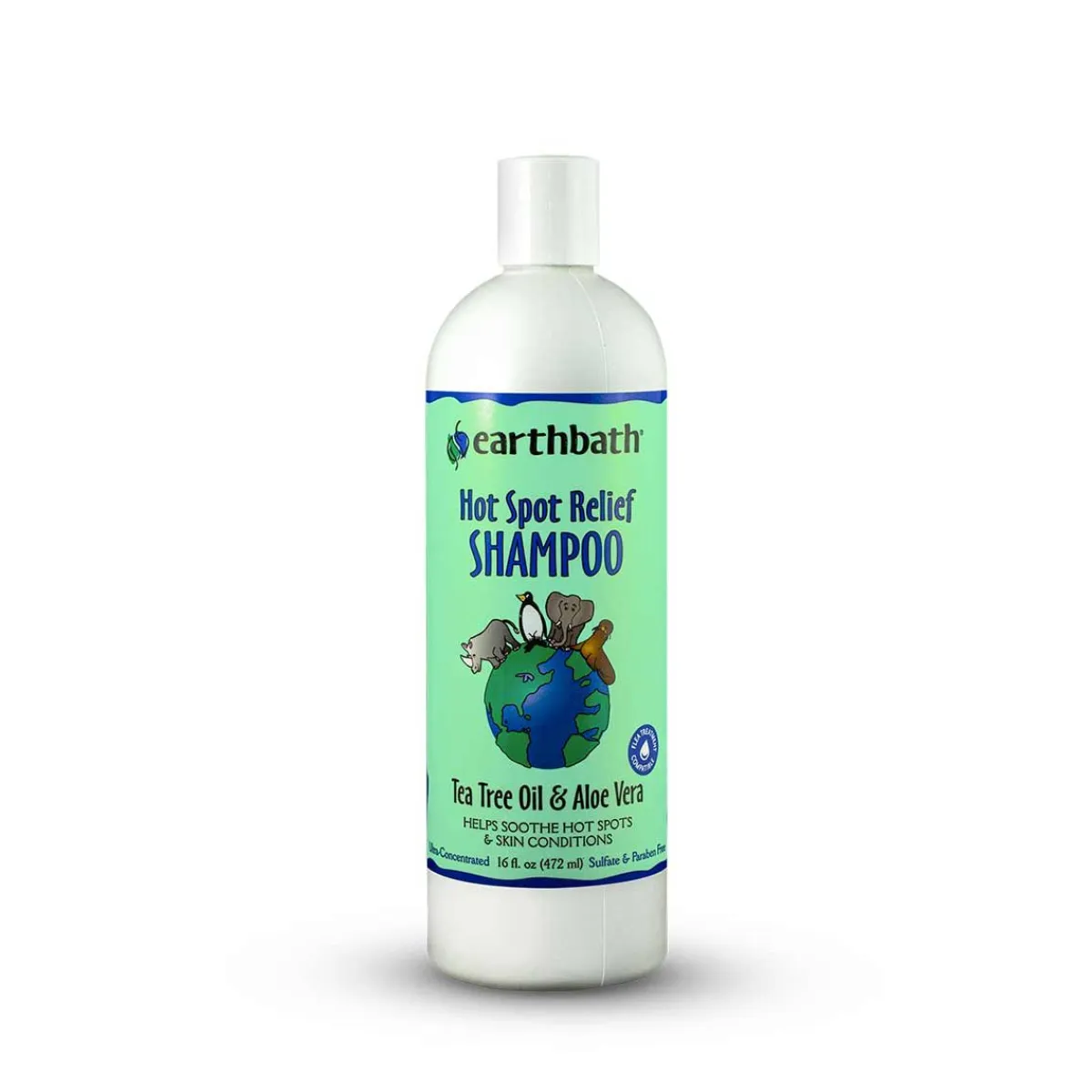 Ryan's Pet Supplies Earthbath Hot Spot Relief Tea Tree & Aloe Shampoo 33:1