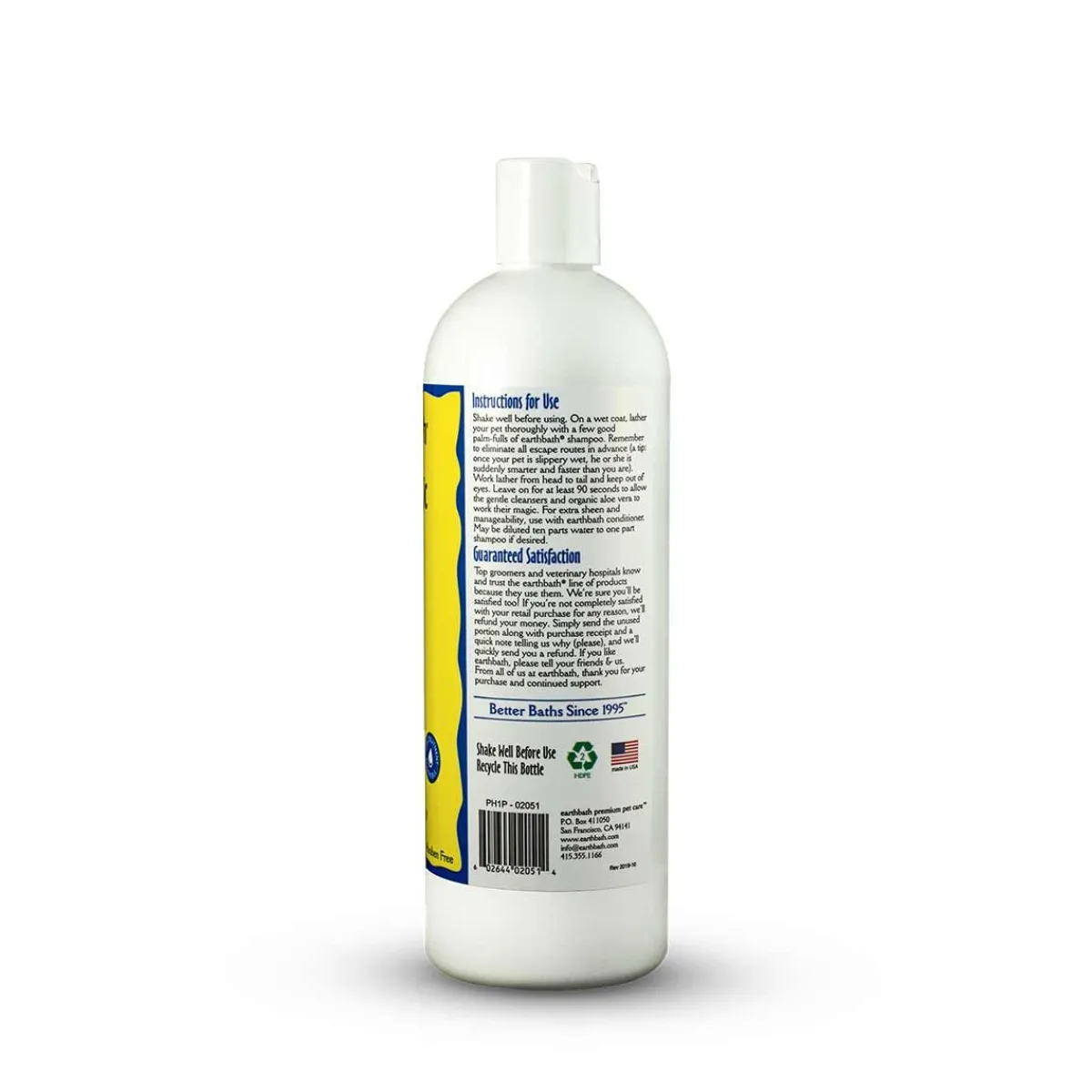 Ryan's Pet Supplies Earthbath Hypo-Allergenic Pet Shampoo 33:1