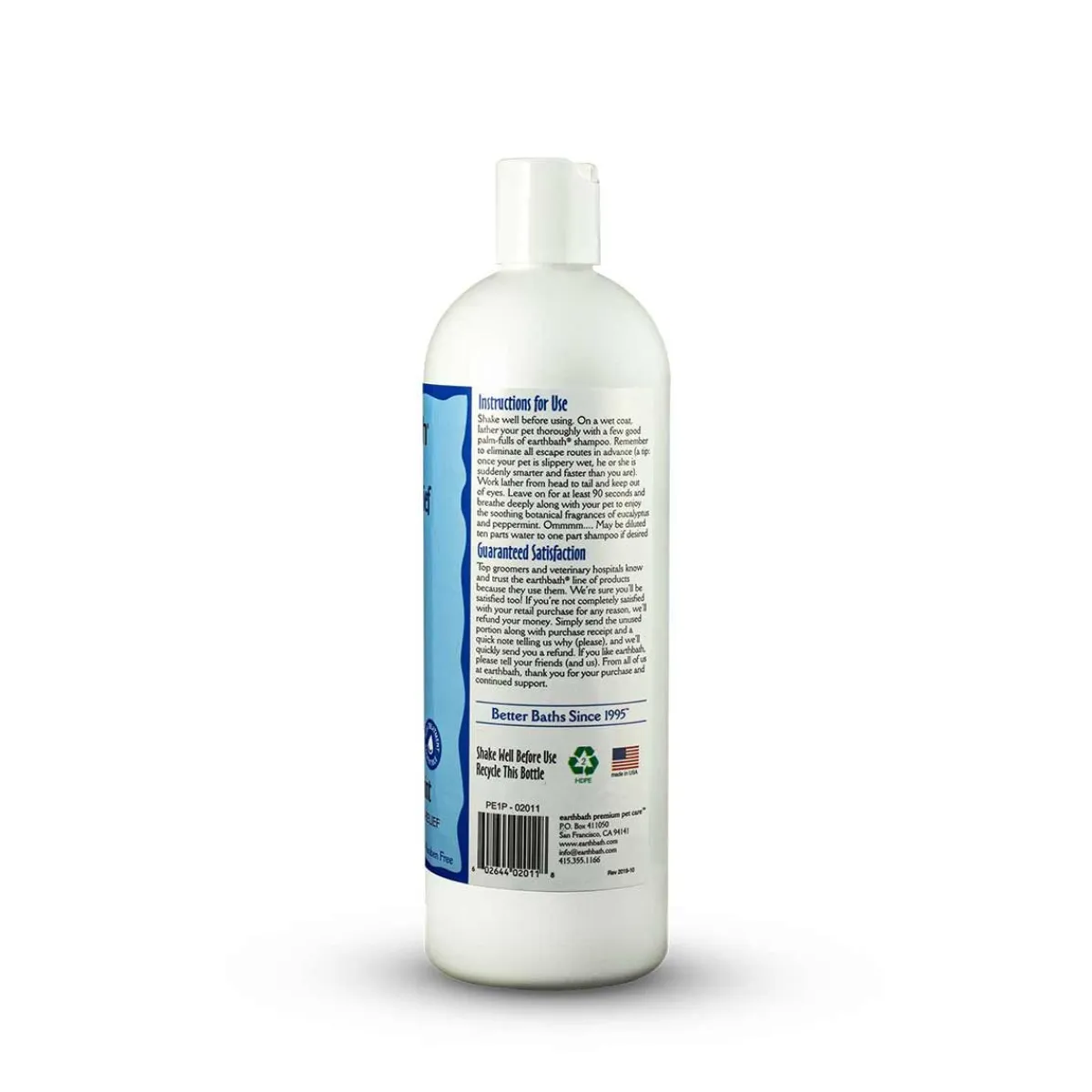Ryan's Pet Supplies Earthbath Soothing Stress Relief Shampoo 10:1