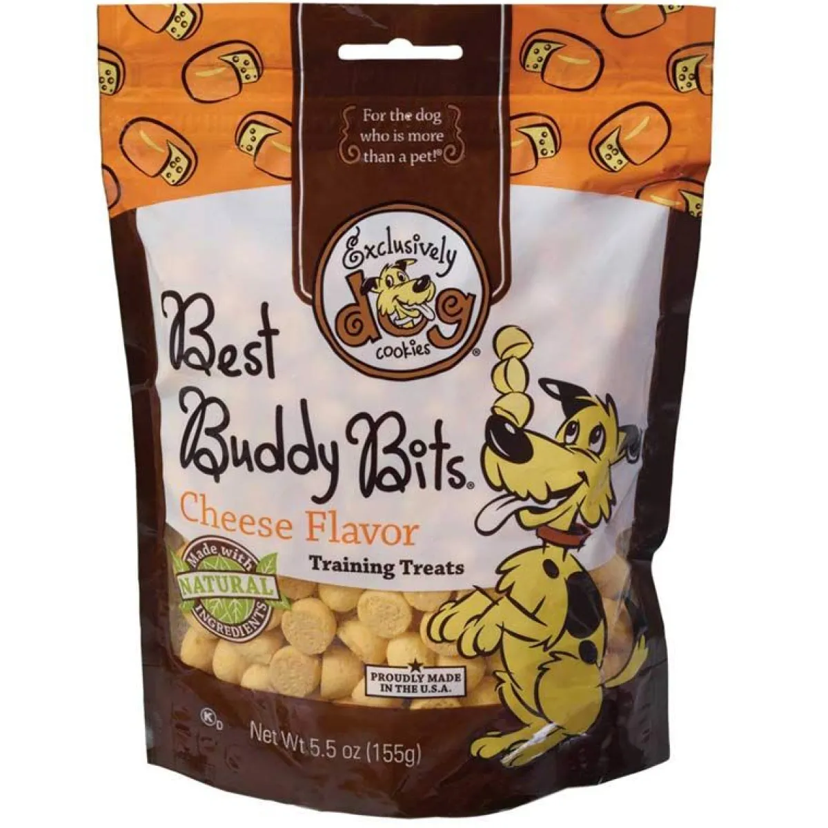 Ryan's Pet Supplies Exclusively Dog Buddy Bits Cheese Training Treats - 5.5oz