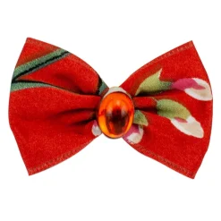 Ryan's Pet Supplies Fancy Finishes Designer Satin Dog Bows with Oval Bead - 24ct