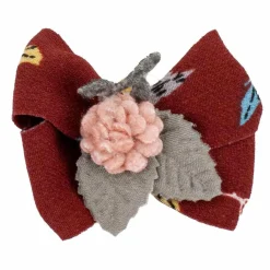 Ryan's Pet Supplies Fancy Finishes Floral Design Dog Bows with Flower 24 Count