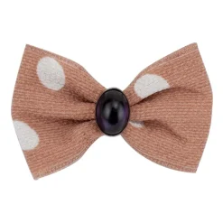 Ryan's Pet Supplies Fancy Finishes Large Polka Dot & Oval Bead Dog Bows - 24ct