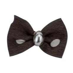 Ryan's Pet Supplies Fancy Finishes Large Polka Dot & Oval Bead Dog Bows - 24ct