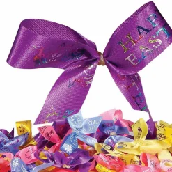 Ryan's Pet Supplies Fancy Finishes Pre-Tied Bows with Paw Print Pattern - 50 ct.
