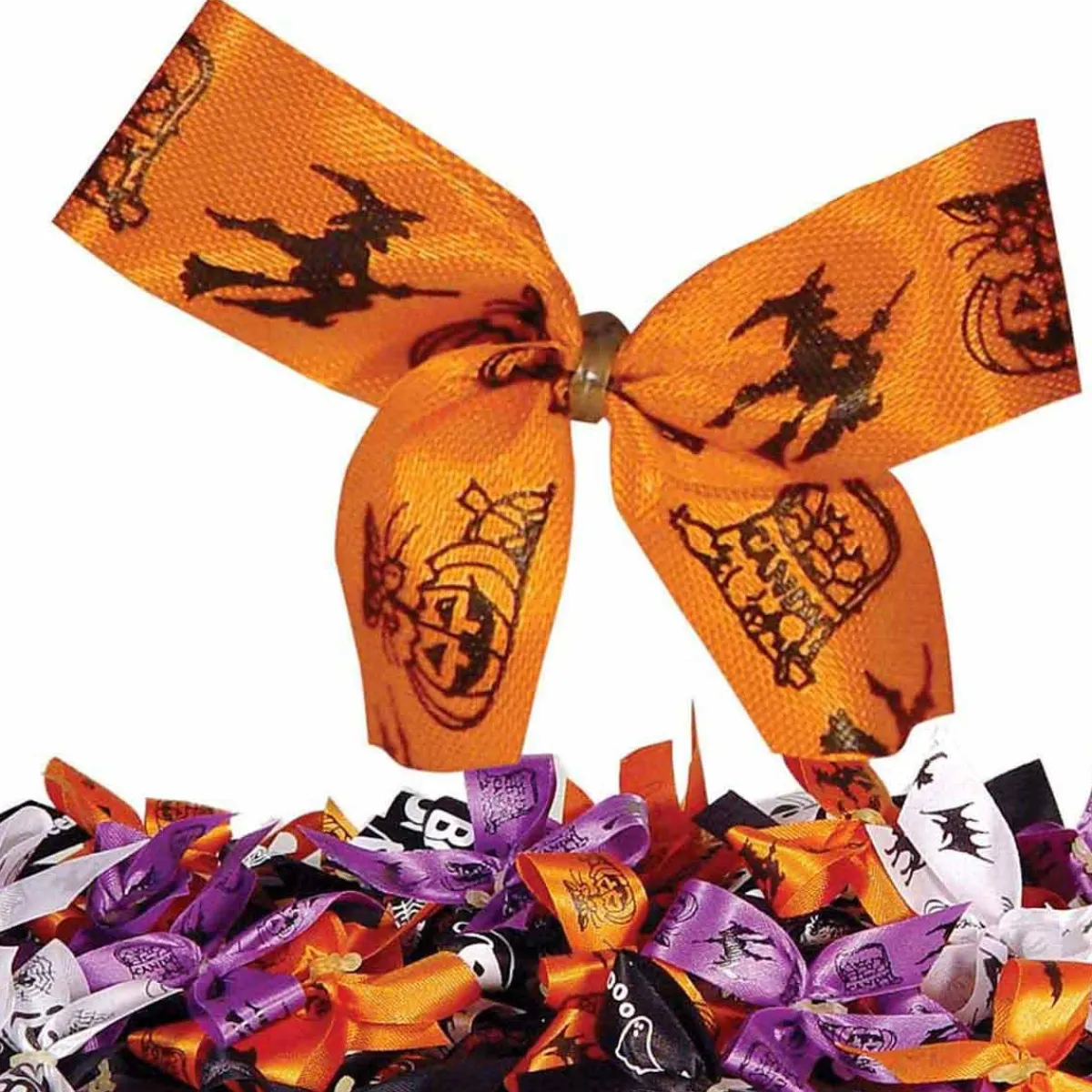 Ryan's Pet Supplies Fancy Finishes Pre-Tied Bows with Paw Print Pattern - 50 ct.
