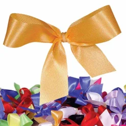Ryan's Pet Supplies Fancy Finishes Pre-Tied Bows with Paw Print Pattern - 50 ct.