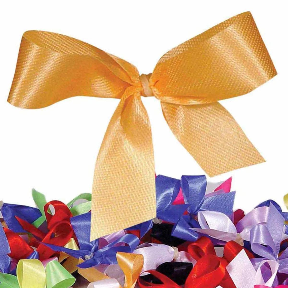 Ryan's Pet Supplies Fancy Finishes Pre-Tied Bows with Paw Print Pattern - 50 ct.