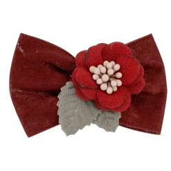 Ryan's Pet Supplies Fancy Finishes Satin Ribbon Dog Bows with Flower - 24ct