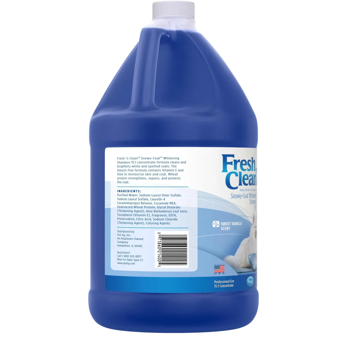 Ryan's Pet Supplies Fresh 'n Clean Snowy-Coat Whitening Shampoo 15:1 Gallon