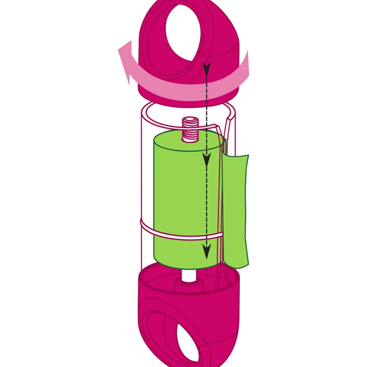Ryan's Pet Supplies GreenLine LOOP Poop Bag Dispenser