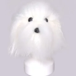 Ryan's Pet Supplies Groomers Model Dog Hair White