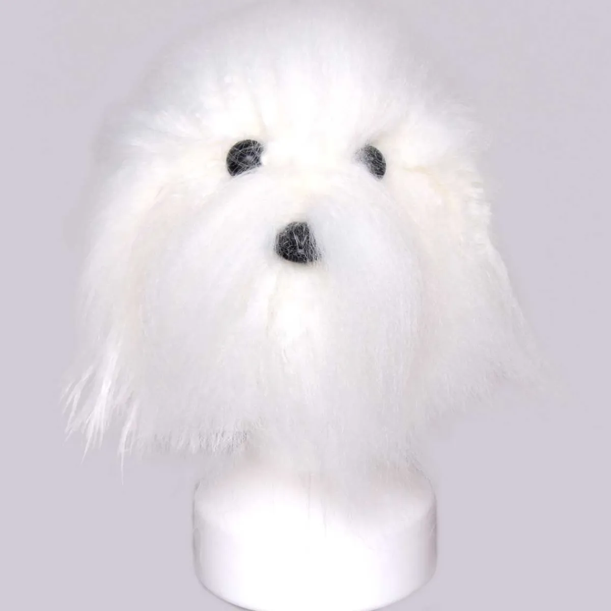 Ryan's Pet Supplies Groomers Model Dog Hair White