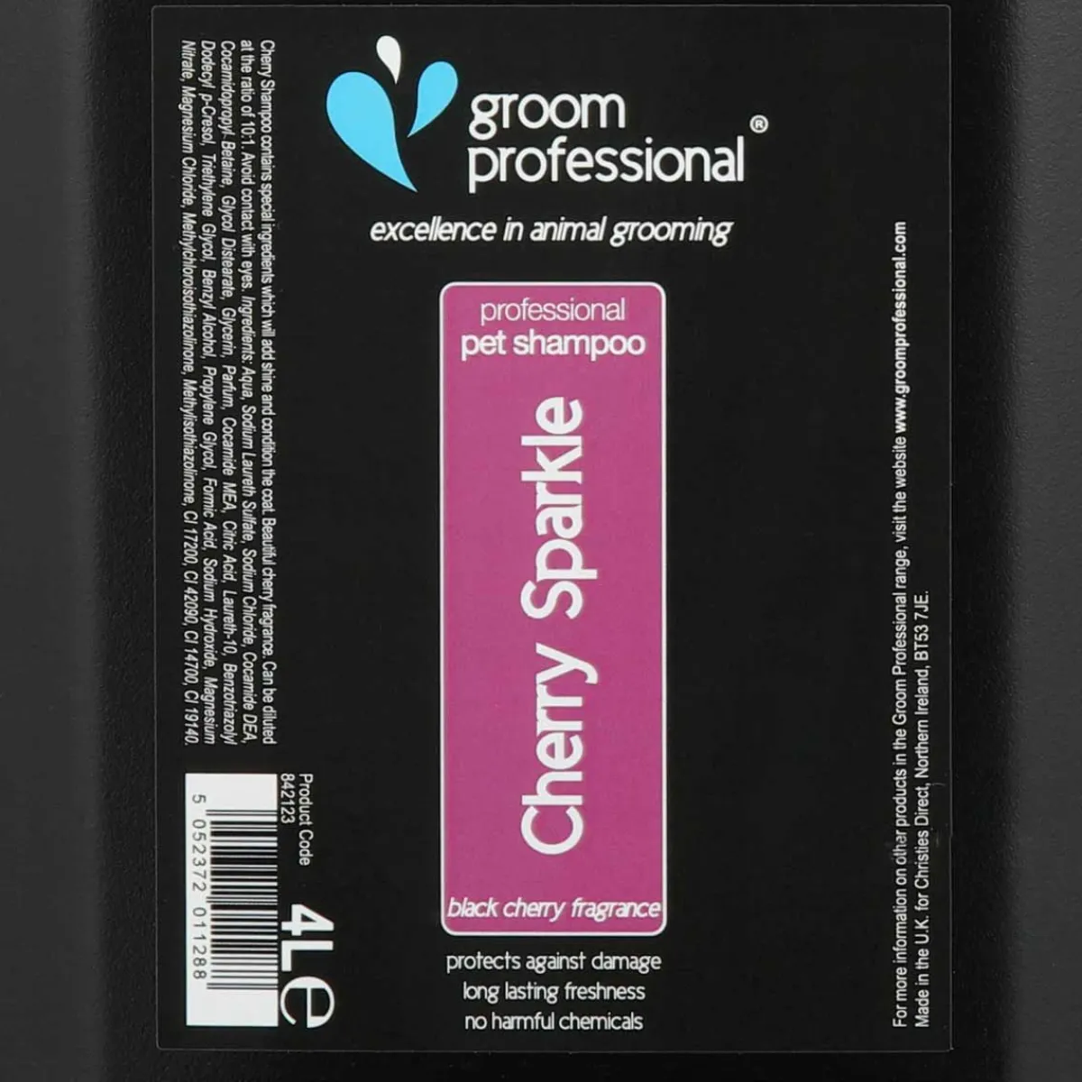 Ryan's Pet Supplies Groom Professional Cherry Sparkle Shampoo
