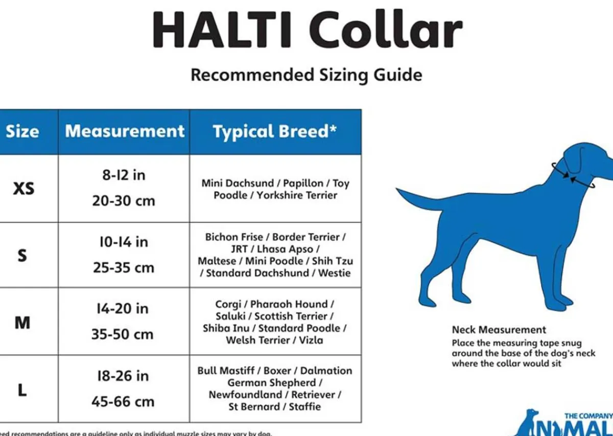 Ryan's Pet Supplies Halti Training Collar Size Small for Small and Active Dogs