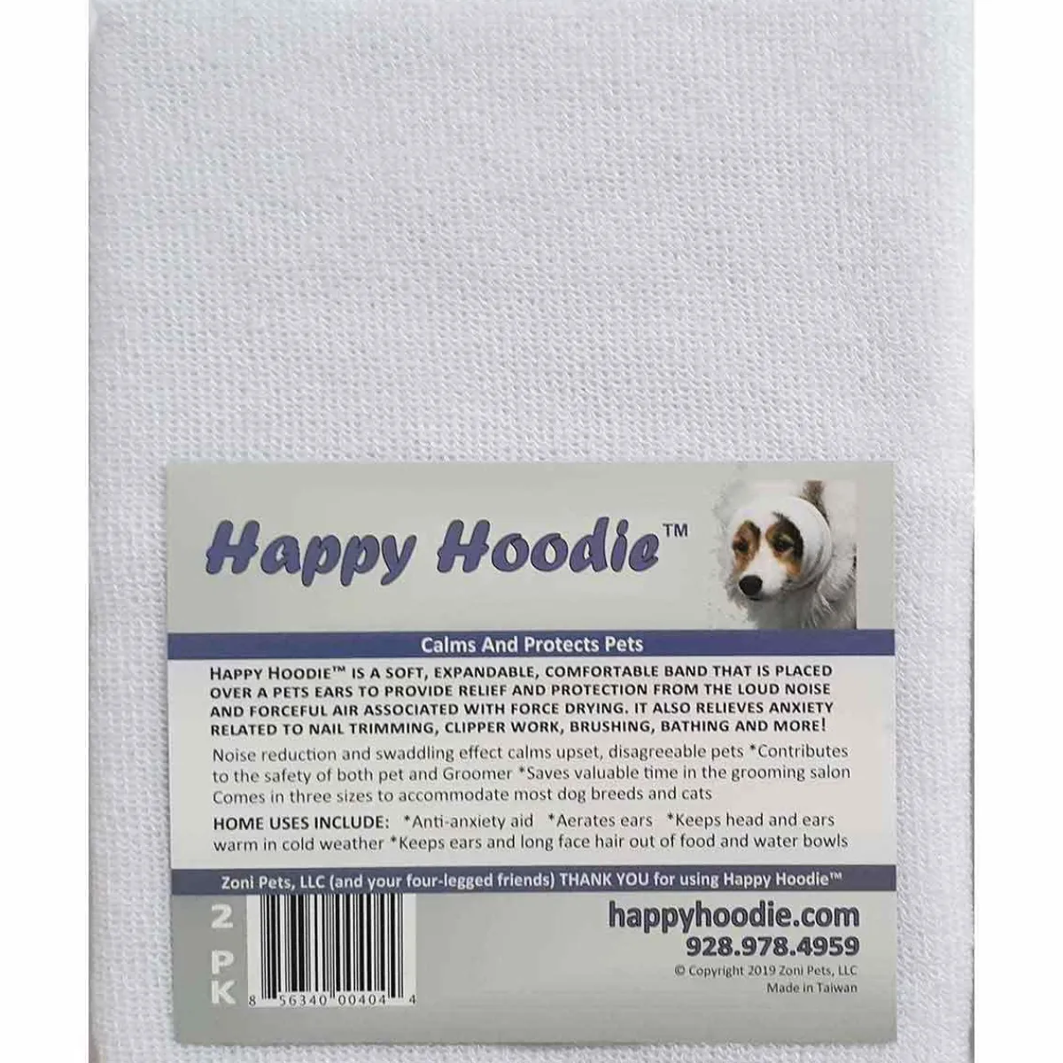 Ryan's Pet Supplies Happy Hoodie White 2 Pack