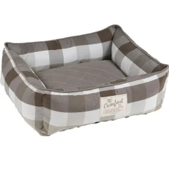 Ryan's Pet Supplies Happy Tails Plaid Cloud Bed