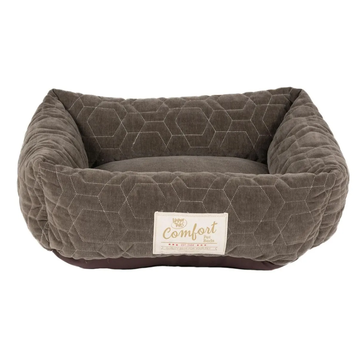 Ryan's Pet Supplies Happy Tails Quilted Comfort Bed