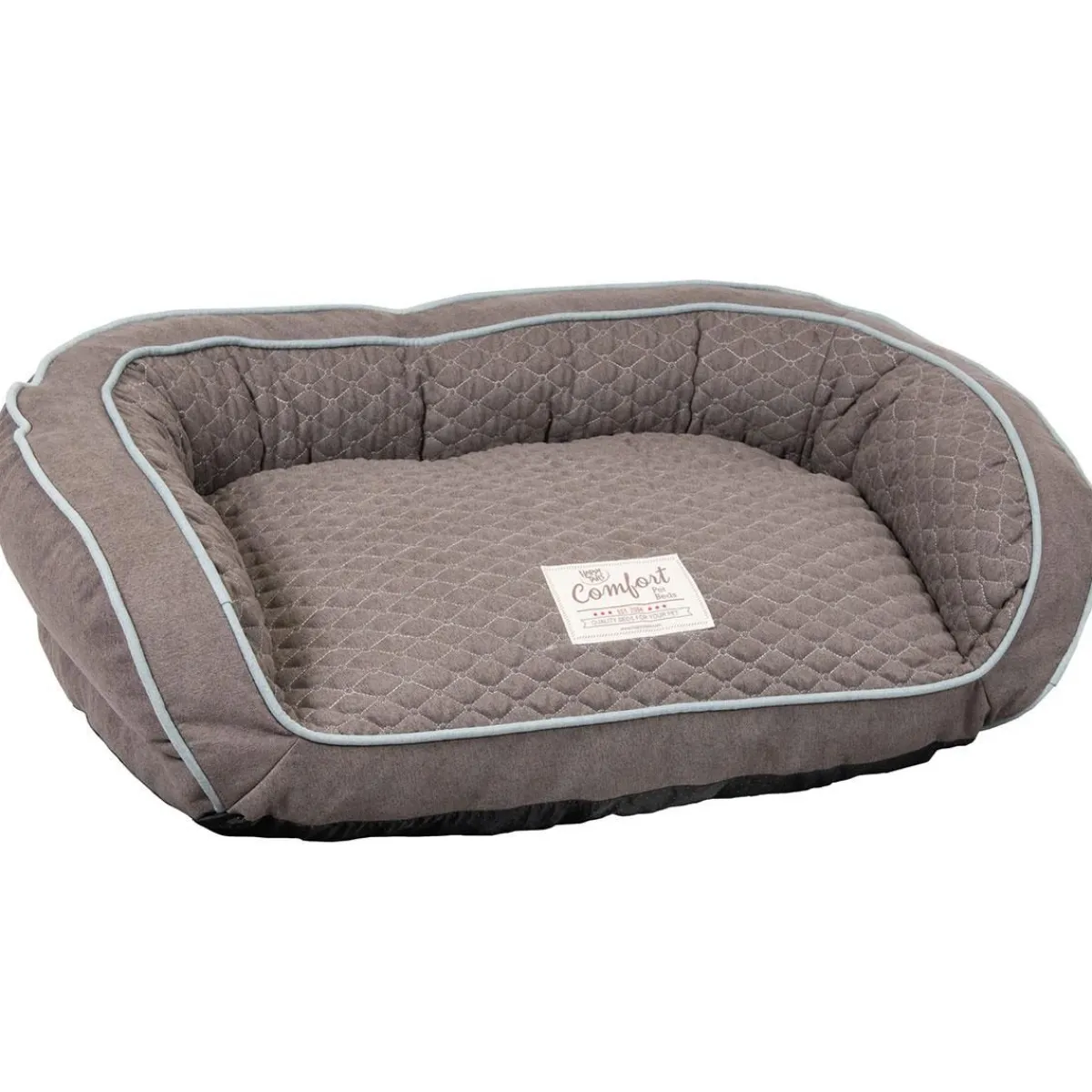 Ryan's Pet Supplies Happy Tails Quilted Comfort Bed
