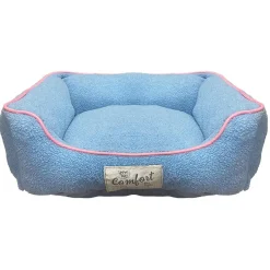 Ryan's Pet Supplies Happy Tails Teddy Fur Gusset Bed