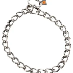 Ryan's Pet Supplies Herm Sprenger Stainless Steel Collar - 2 Rings & Short Links