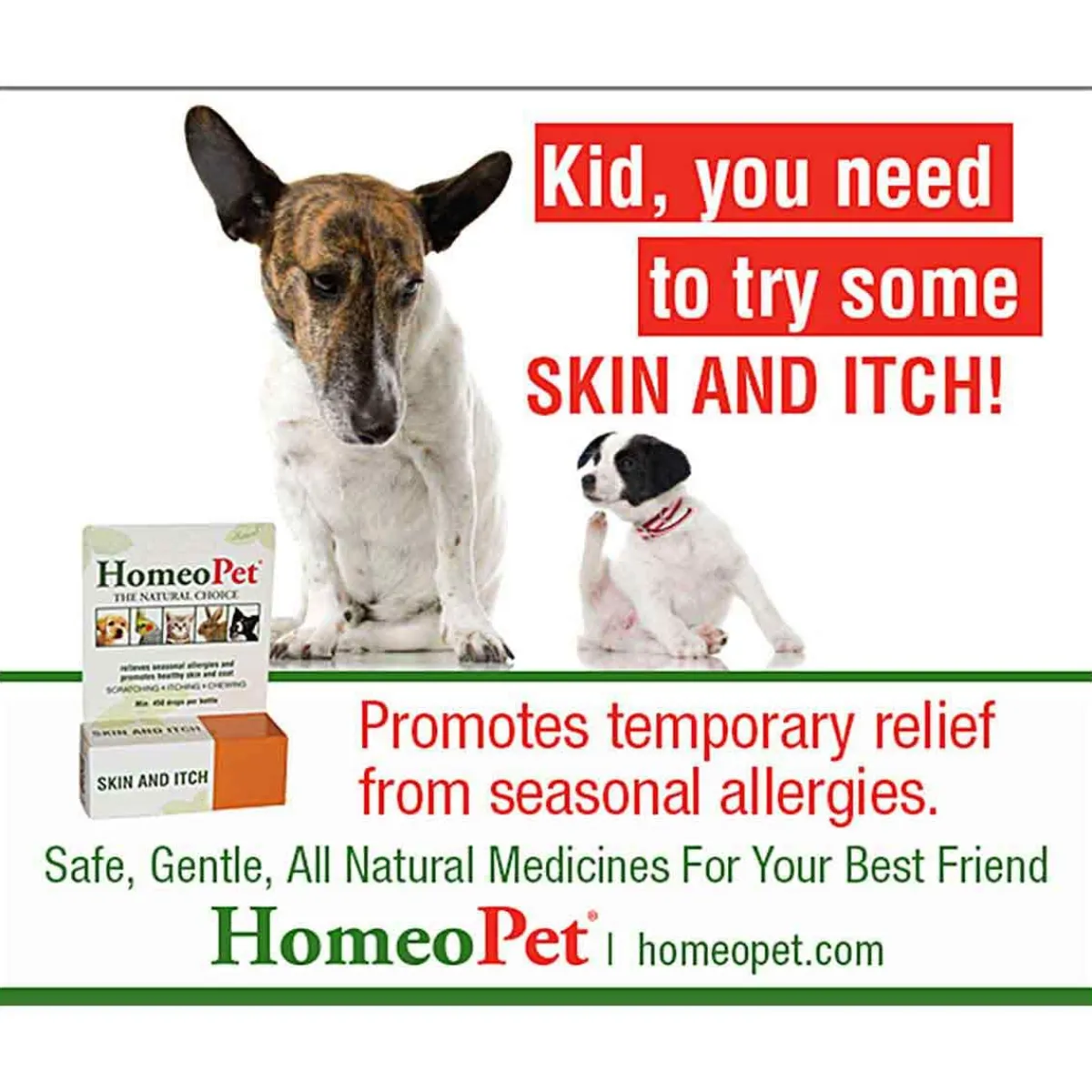 Ryan's Pet Supplies HomeoPet Skin and Itch Relief