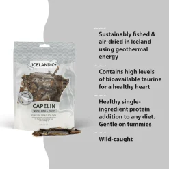 Ryan's Pet Supplies Icelandic+ Capelin Whole Fish & Pieces Pure Fish Treats