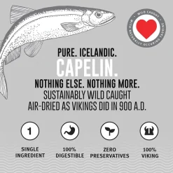 Ryan's Pet Supplies Icelandic+ Capelin Whole Fish & Pieces Pure Fish Treats