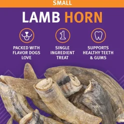 Ryan's Pet Supplies Icelandic+ Small Lamb Horn with Marrow