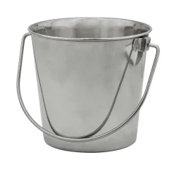 Ryan's Pet Supplies Indipets Stainless Steel Pail With Handle 4 Quart