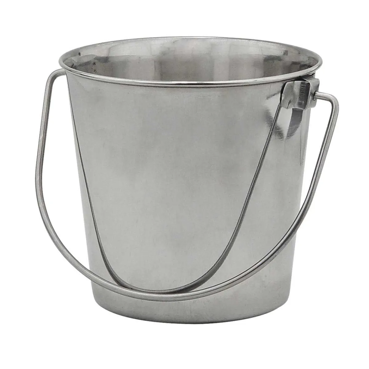 Ryan's Pet Supplies Indipets Stainless Steel Pail With Handle 4 Quart