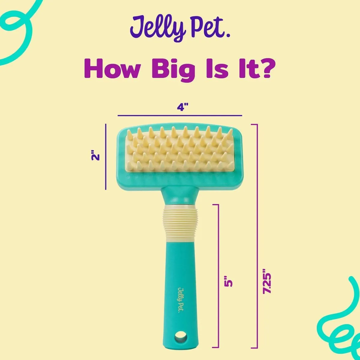 Ryan's Pet Supplies Jelly Pet Dog Bath Brush