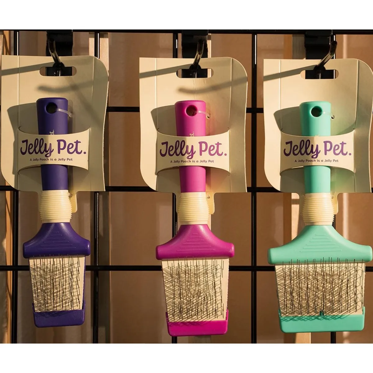 Ryan's Pet Supplies Jelly Pet Double Sided Slicker Brush