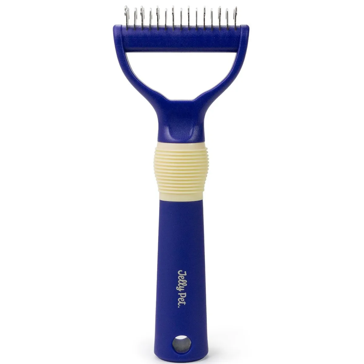 Ryan's Pet Supplies Jelly Pet Dual Deshedding Rake