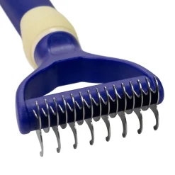 Ryan's Pet Supplies Jelly Pet Dual Deshedding Rake